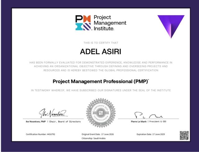 PMP — Project Management Professional